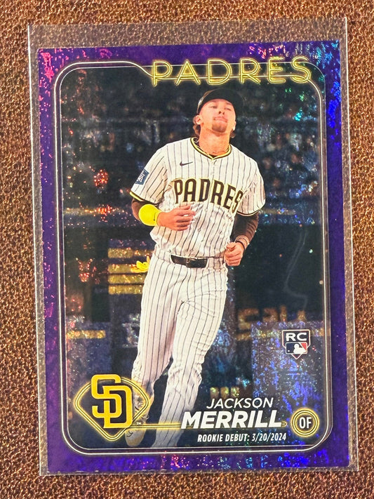 Jackson Merrill - 2024 Topps Update - Purple /799 - Padres