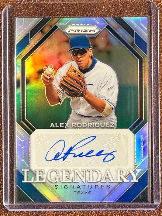 Alex Rodriguez - 2024 Panini Prizm - Legendary Signatures AUTO - Rangers