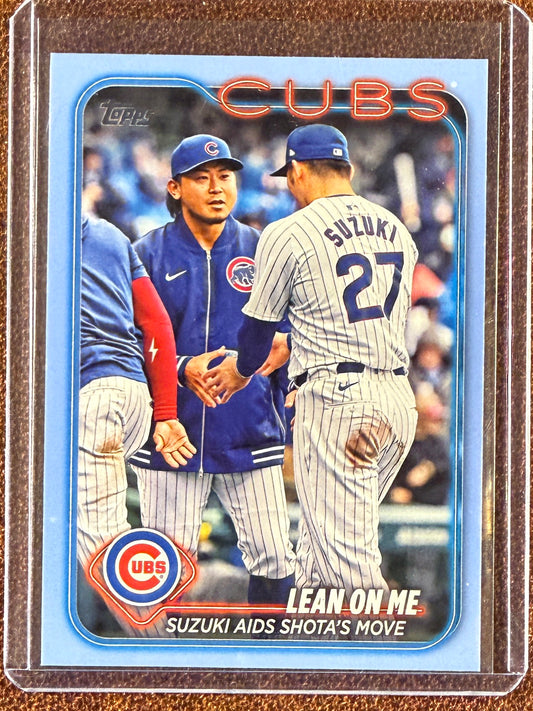 Seiya Suzuki/Shota Imanaga - 2024 Topps Update - Father's Day Parallel /50 - Cubs