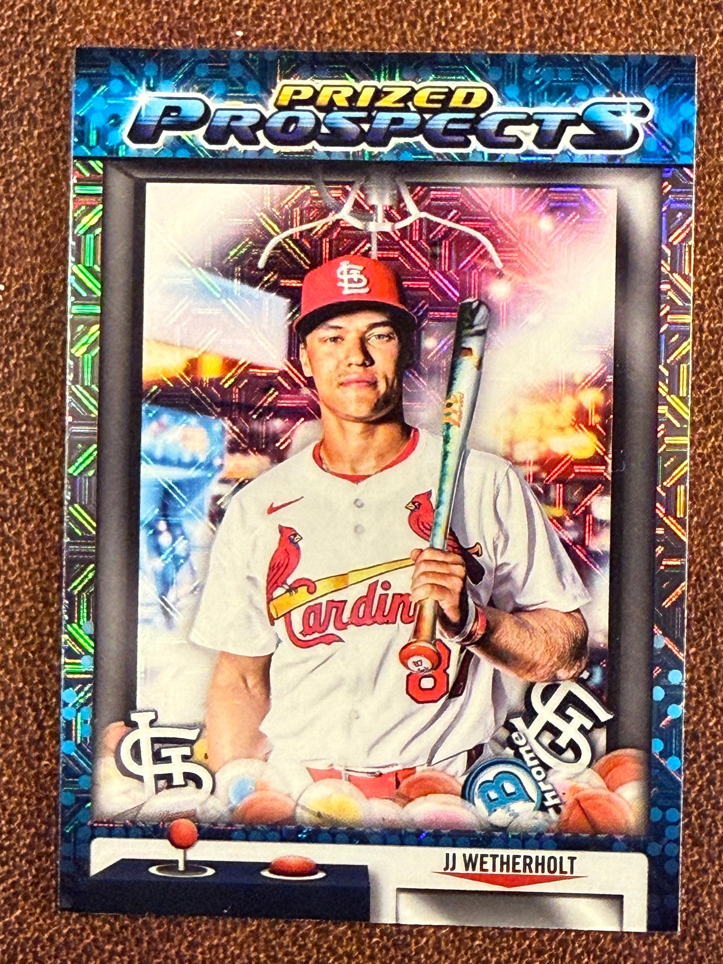 JJ Wetherholt - 2025 Bowman Chrome - Prized Prospects - Cardinals
