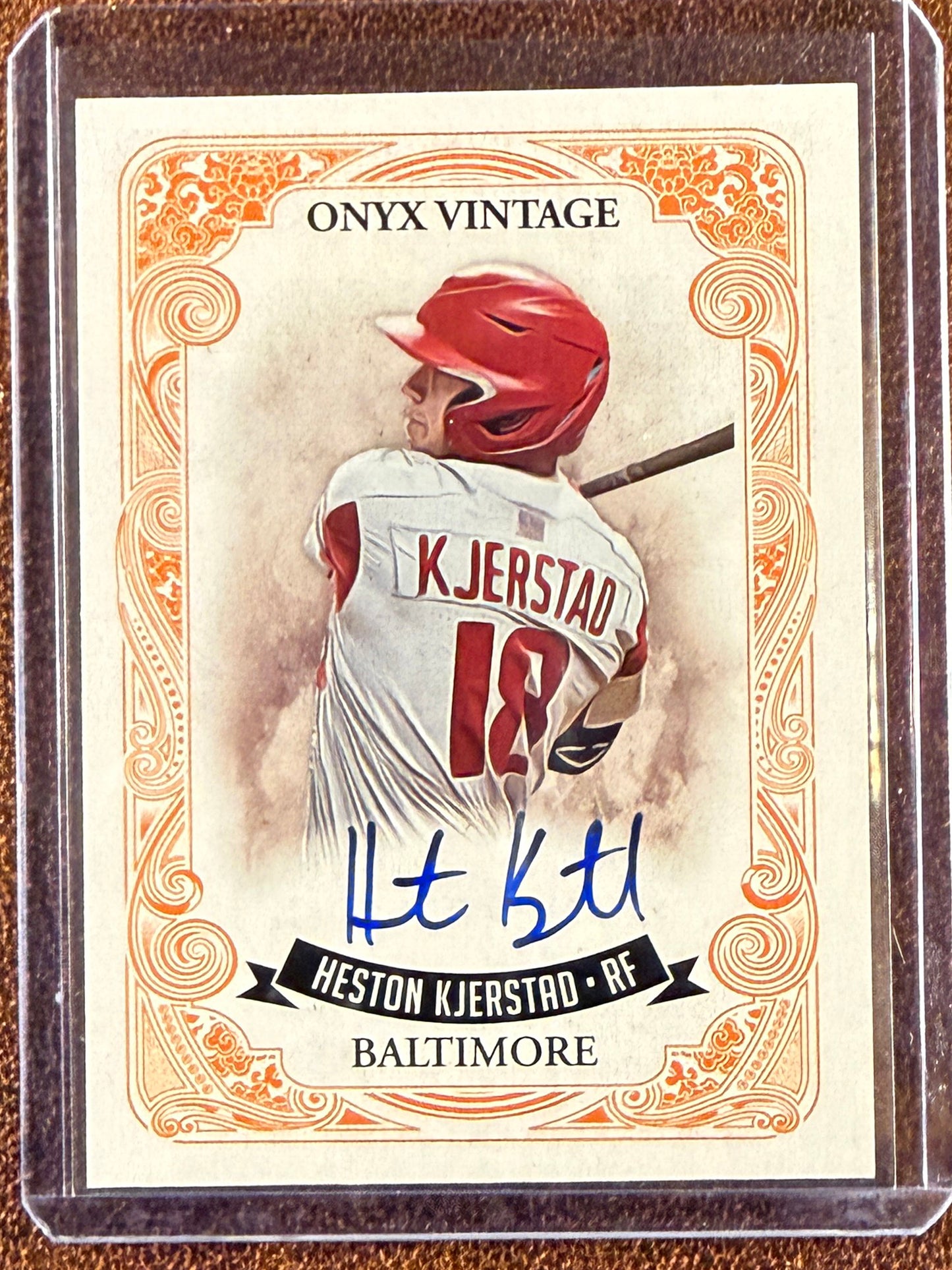 Heston Kjerstad - 2021 Onyx - Vintage AUTO - Orioles