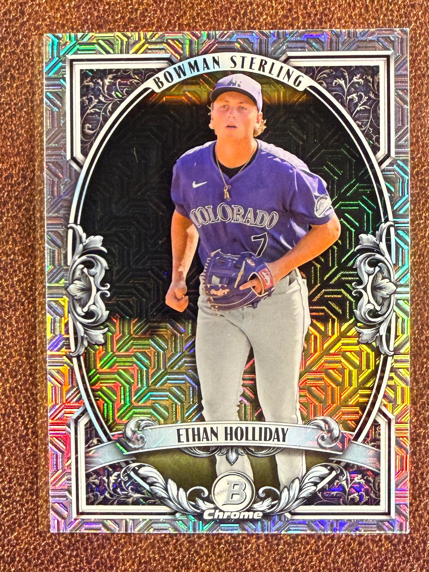 Ethan Holliday - 2026 Bowman - Bowman Sterling MOJO - Rockies