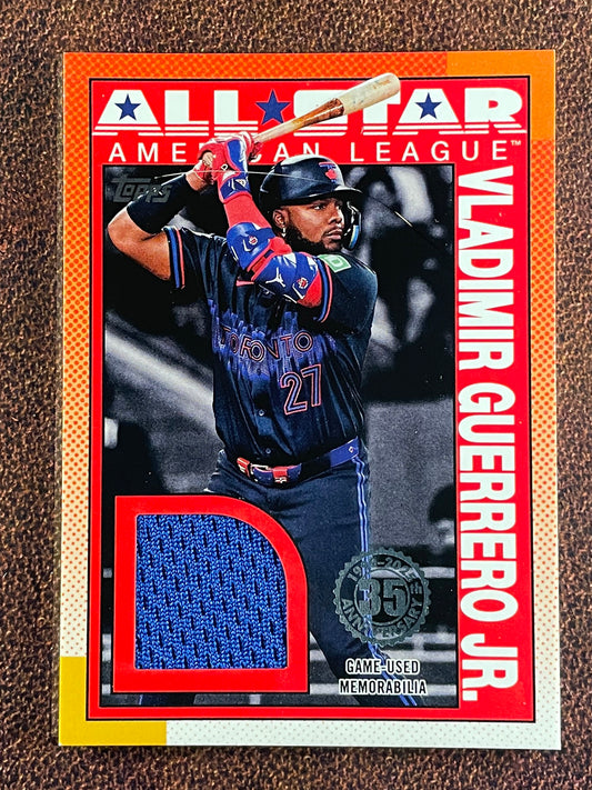 Vladimir Guerrero Jr. - 2025 Topps Series 2 - 1990 All Star RELIC - Blue Jays
