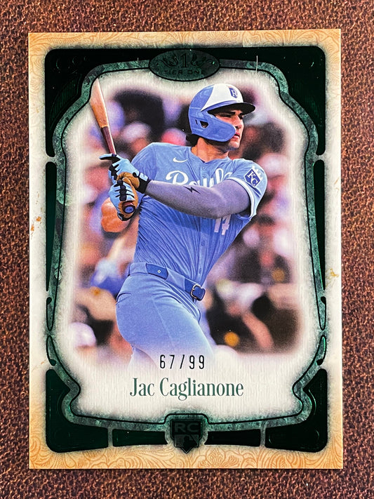 Jac Caglianone - 2026 Topps Tier One - GREEN /99 - Royals