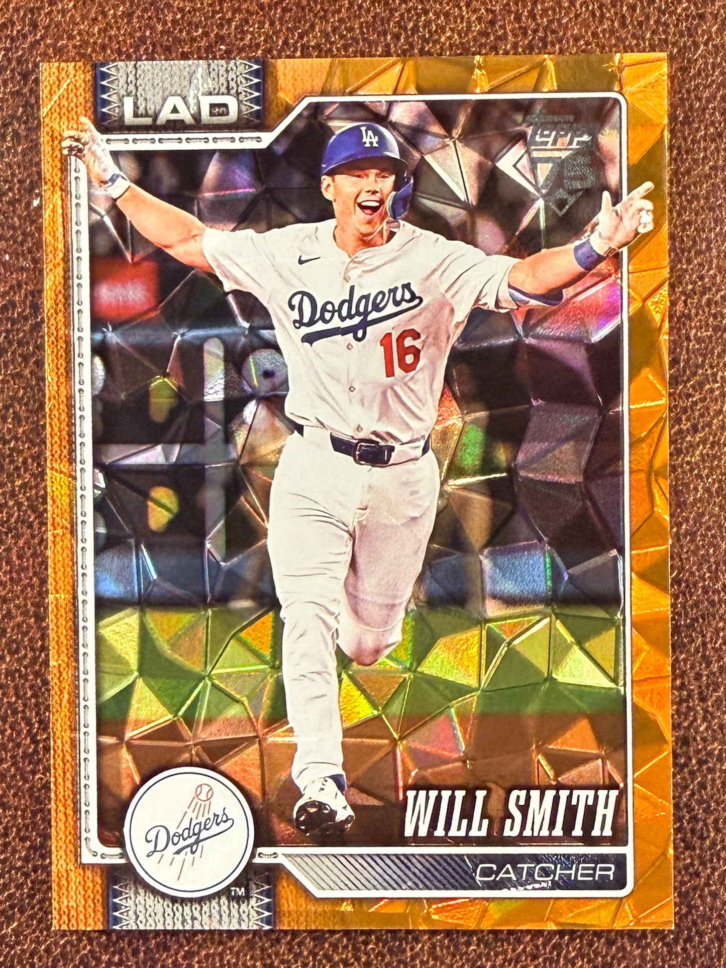 Will Smith - 2026 Topps Series 2 - ORANGE Diamante 25/25 Bookend - Dodgers