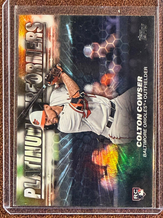 Colton Cowser - 2024 Topps - Platinum Performers - Orioles