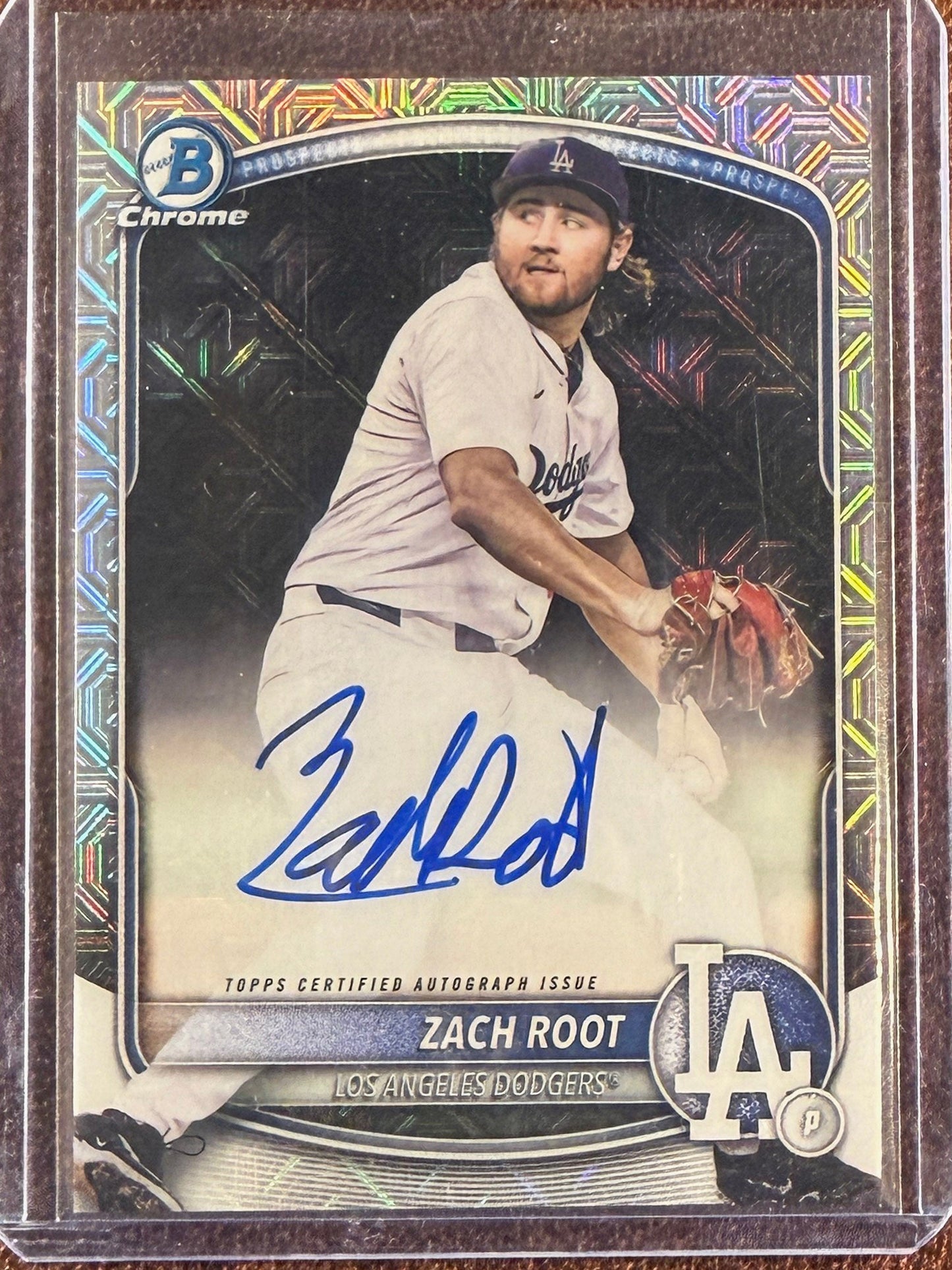 Zach Root - 2025 Bowman Chrome - AUTO - Dodgers