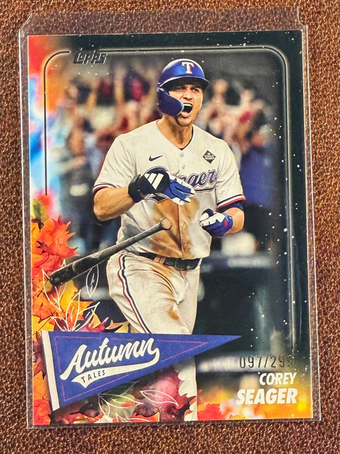 Corey Seager - 2024 Topps Update - Autumn Tales BLACK /299 (AT-43) - Rangers