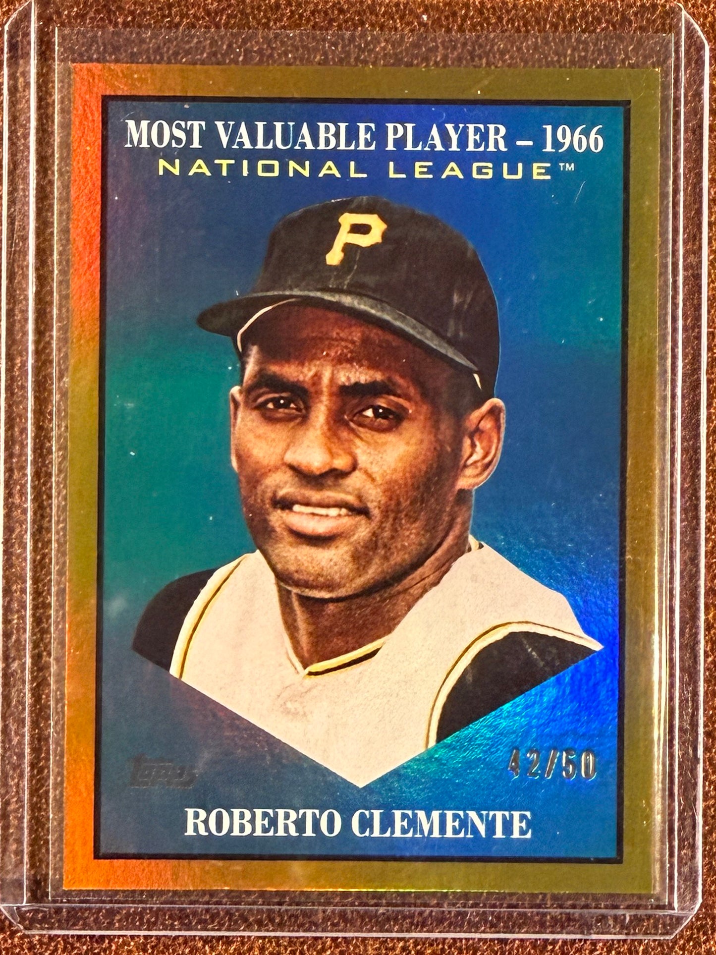 Roberto Clemente - 2025 Topps Update - GOLD MVP /50 - Pirates