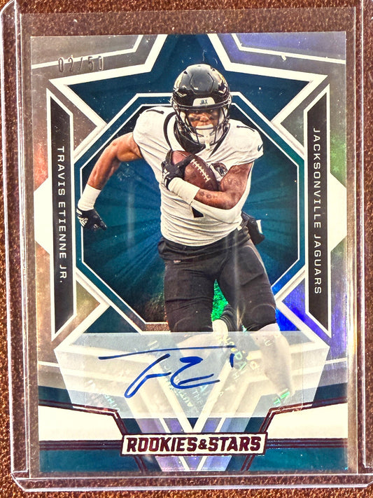 Travis Etienne Jr. - 2023 Panini Rookies & Stars - AUTO - Jaguars