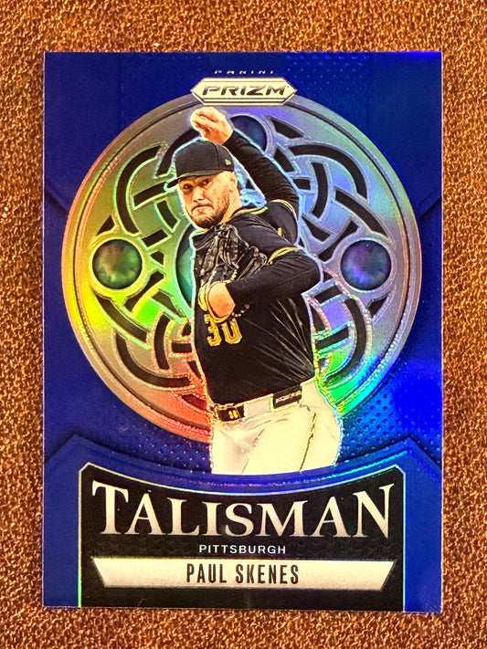 Paul Skenes - 2025 Panini Prizm - BLUE Talisman /99 - Pirates