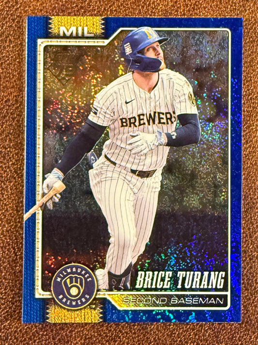 Brice Turang - 2026 Topps Series 1 - BLUE Holofoil /150 - Brewers