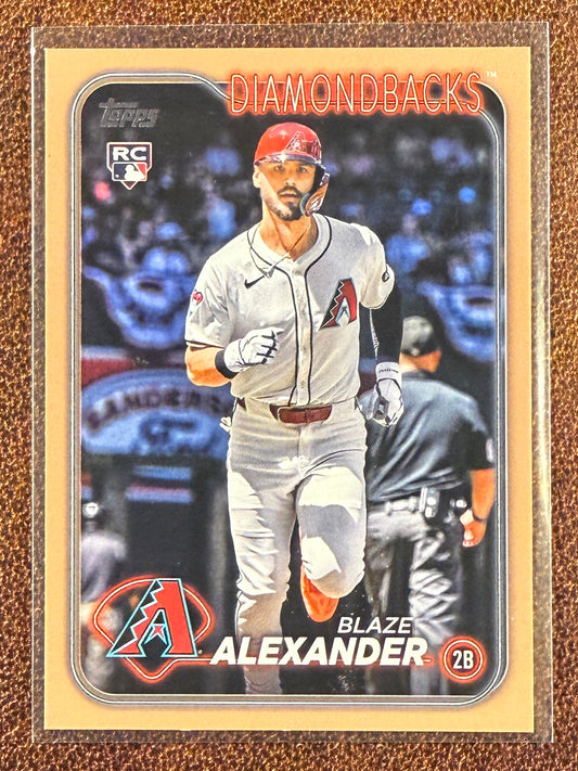 Blaze Alexander - 2024 Topps Update - GOLD /2024 - Diamondbacks