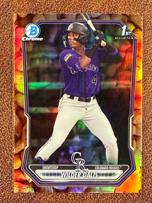Wilder Dalis - 2026 Bowman Chrome - Peanut 1st Bowman Refractor (Snack Pack) - Rockies