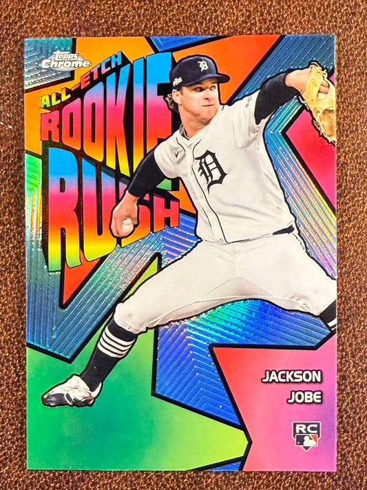 Jackson Jobe - 2025 Topps Chrome - All Etch Rookie Rush - Tigers
