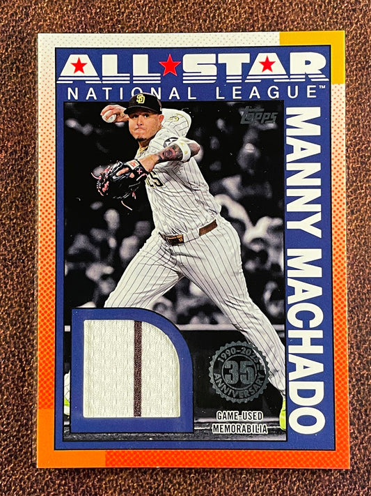 Manny Machado - 2025 Topps Series 2 - 1990 All Star RELIC - Padres