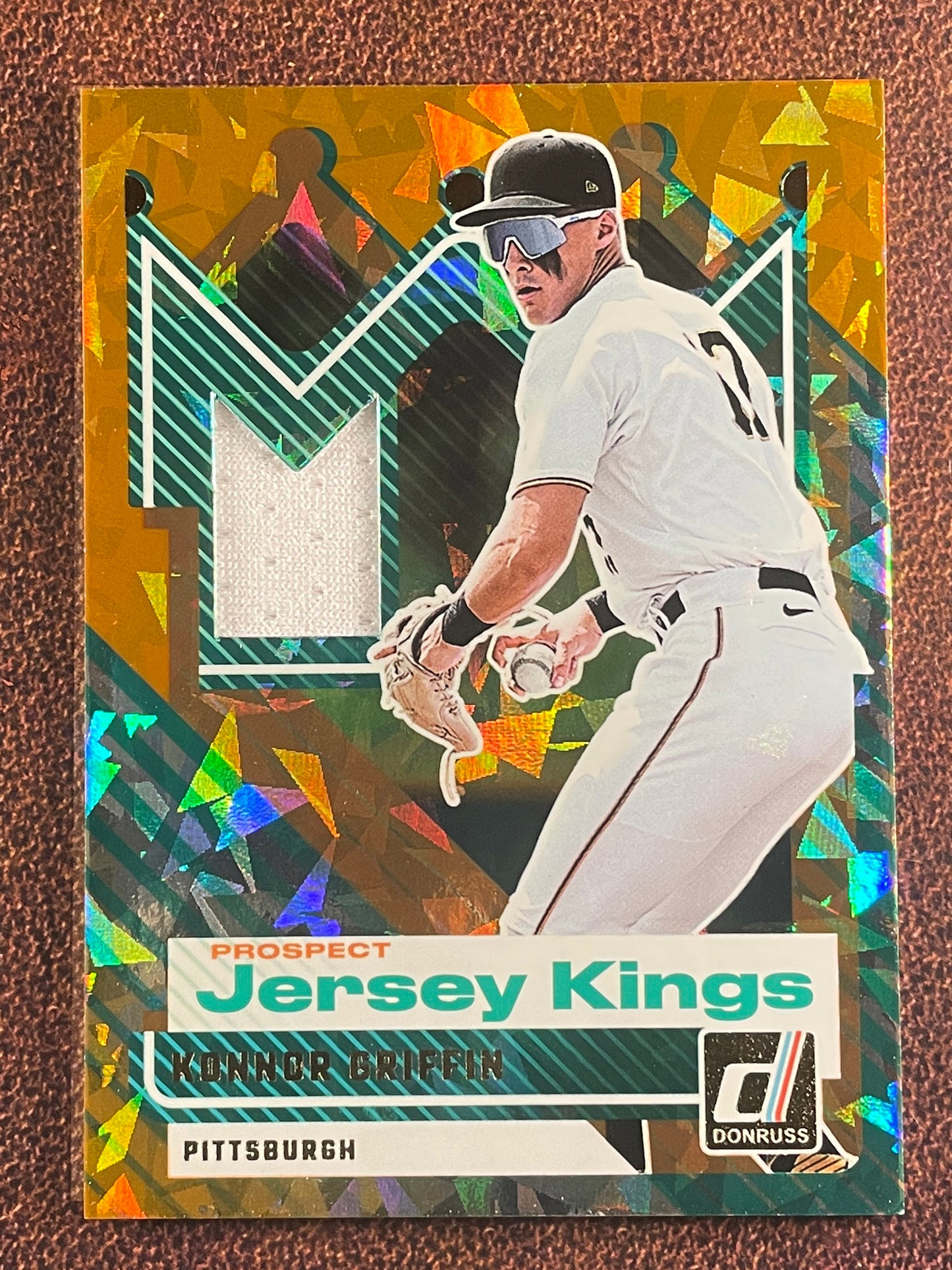 Konnor Griffin - 2025 Donruss - ORANGE Jersey Kings RELIC - Pirates
