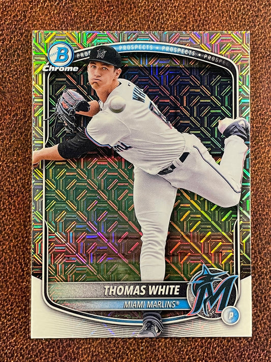 Thomas White - 2025 Bowman - Image Variation MOJO - Marlins