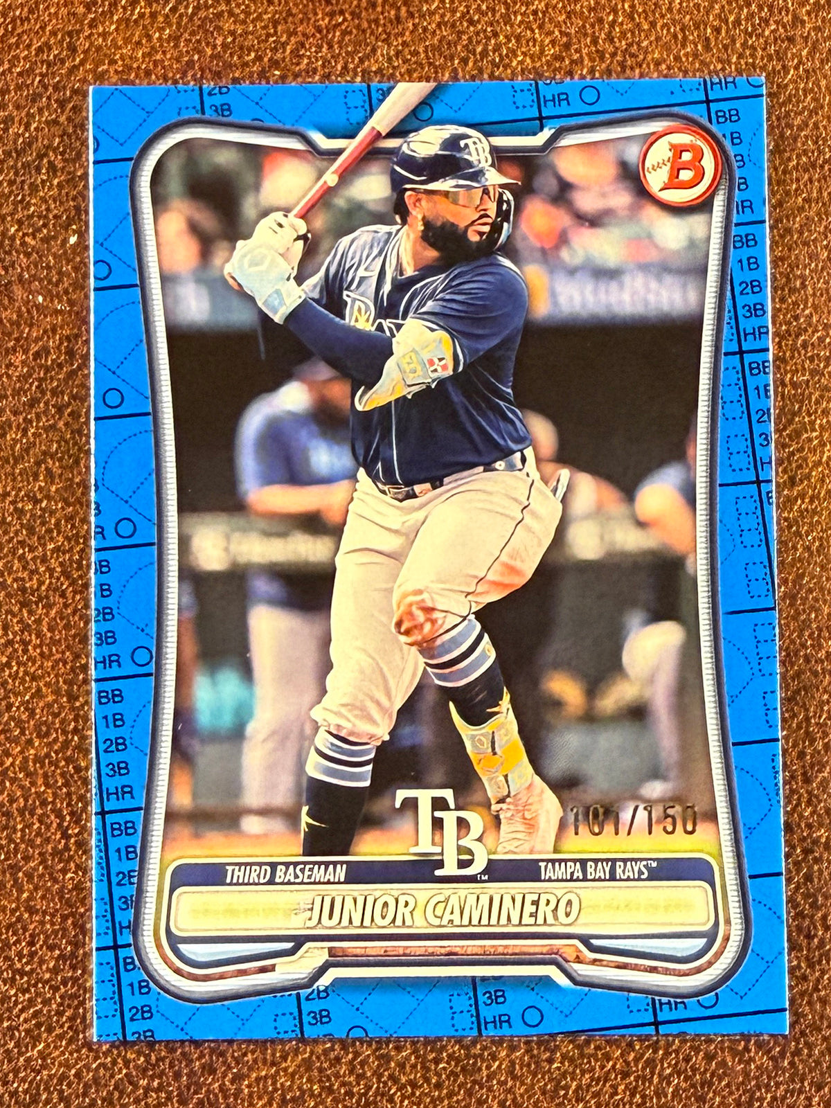 Junior Caminero - 2026 Bowman - BLUE Paper /150 - Rays