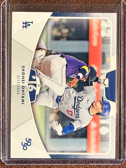 Shohei Ohtani - 2024 Topps 50/50 - SB #16 Base - Dodgers