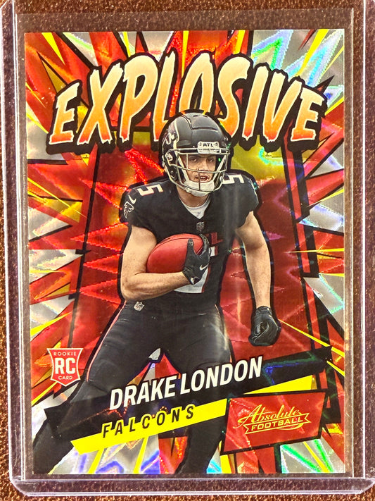 Drake London - 2022 Panini Absolute - Rookie Explosive - Falcons