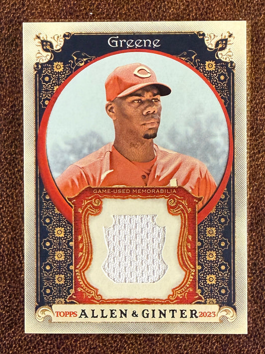 Hunter Greene - 2023 Allen & Ginter - RELIC - Reds
