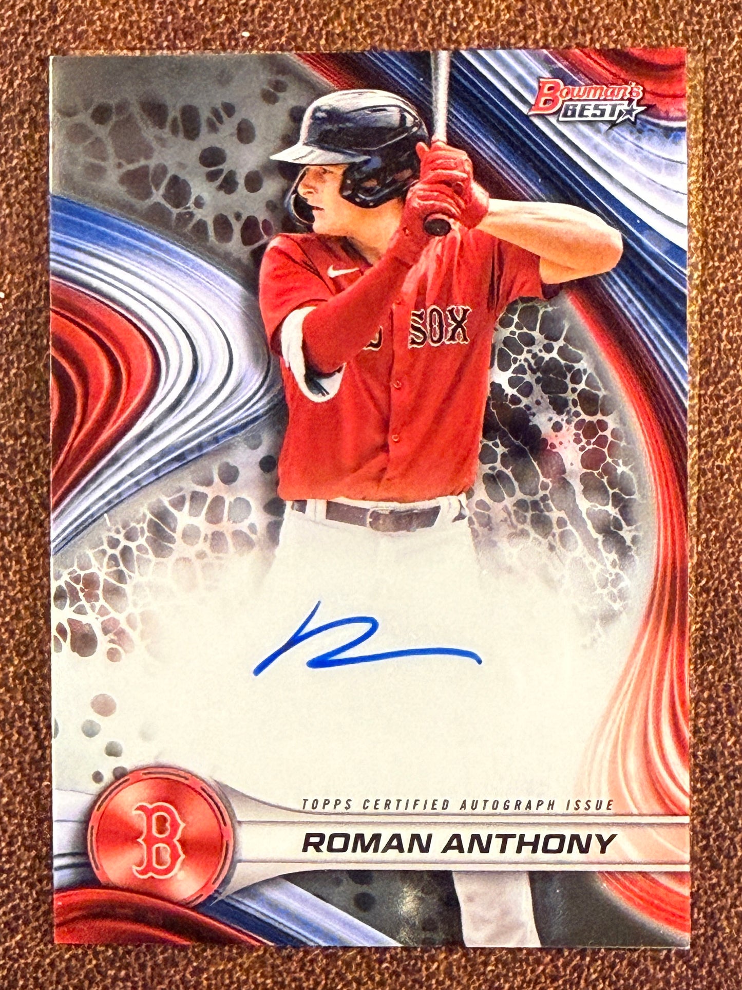 Roman Anthony - 2024 Bowmans Best - AUTO - Red Sox