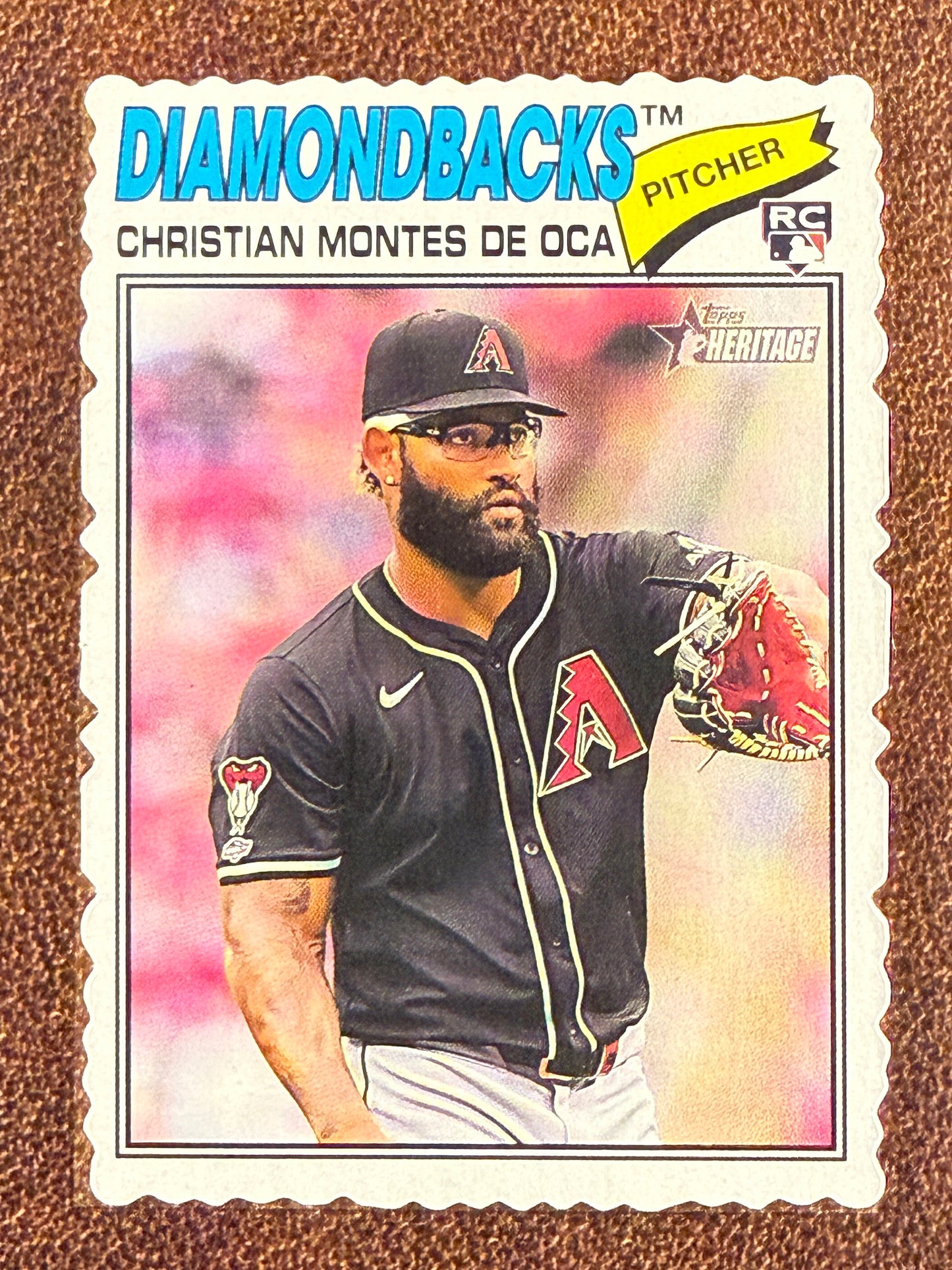 Christian Montes De Oca - 2026 Topps Heritage - Deckle Edge - Diamondbacks