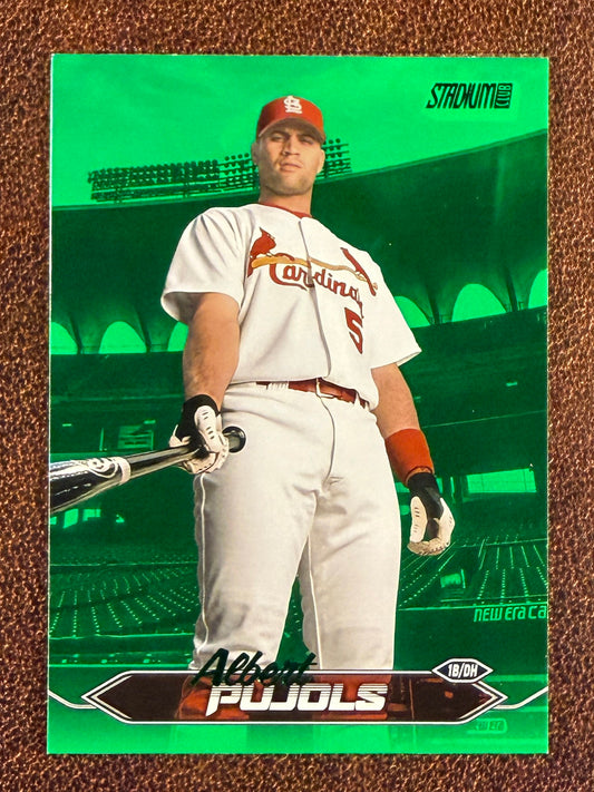 Albert Pujols - 2024 Topps Stadium Club - GREEN /199 - Cardinals