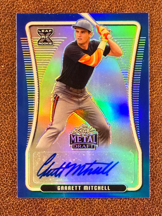 Garrett Mitchell - 2020 Leaf Draft - AUTO /35 - Brewers