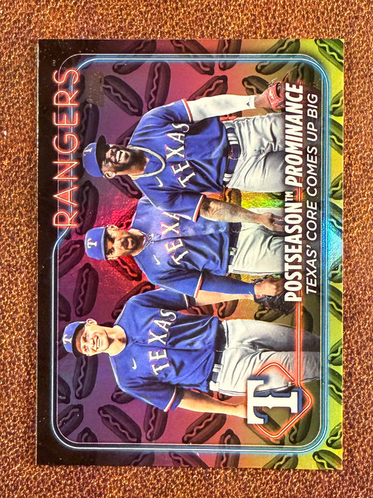Texas Rangers - 2024 Topps Series 2 - Holiday Hot Dog - Rangers