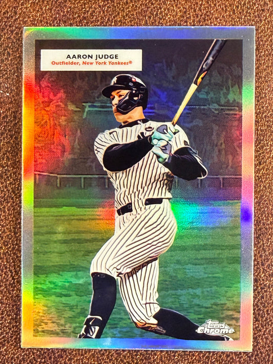 Aaron Judge/Mickey Mantle - 2025 Topps Chrome Platinum - Double Headers - Yankees