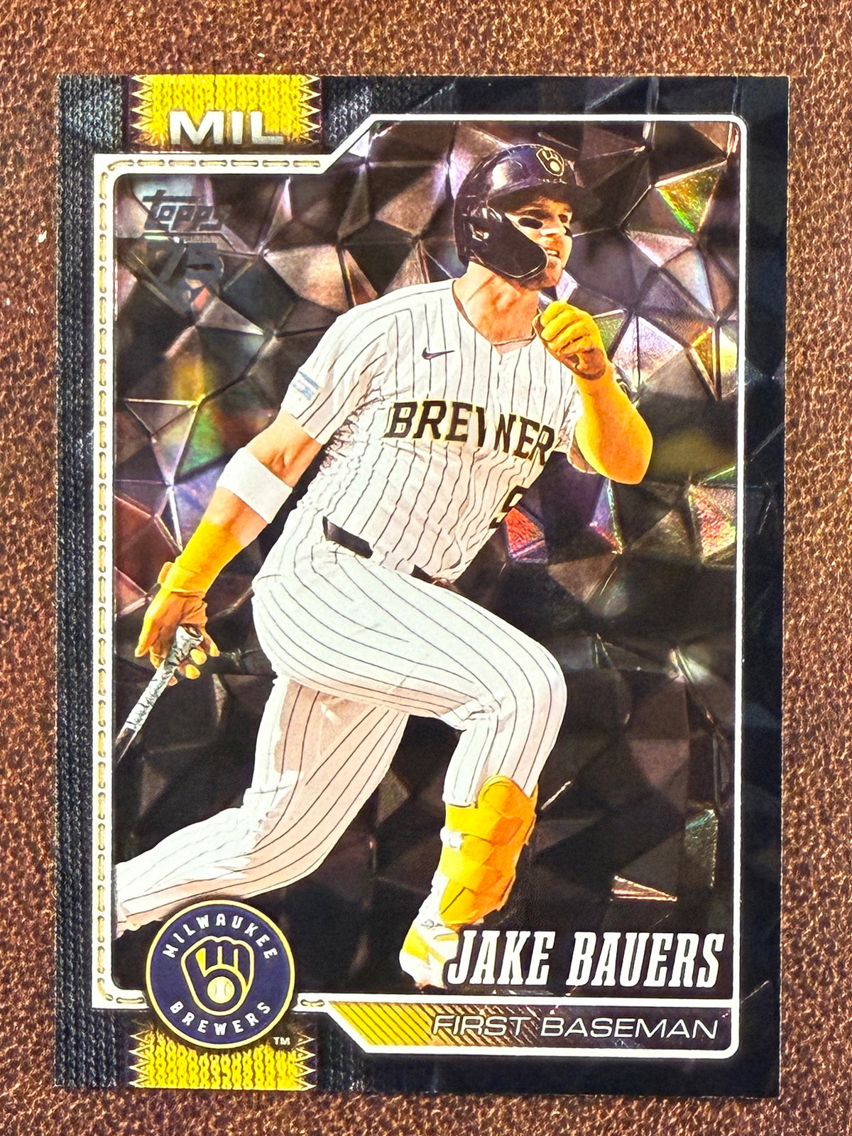 Jake Bauers - 2026 Topps Series 2 - BLACK Diamante /10 - Brewers