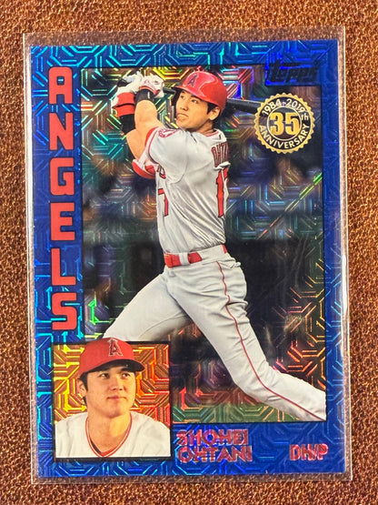 Shohei Ohtani - 2019 Topps Update - Blue Mojo /150 (slight corner whiting) - Angels