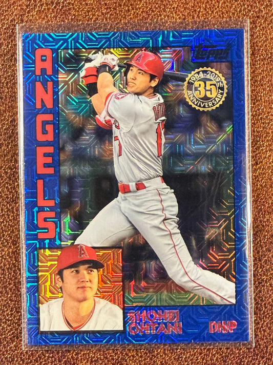 Shohei Ohtani - 2019 Topps Update - Blue Mojo /150 (slight corner whiting) - Angels