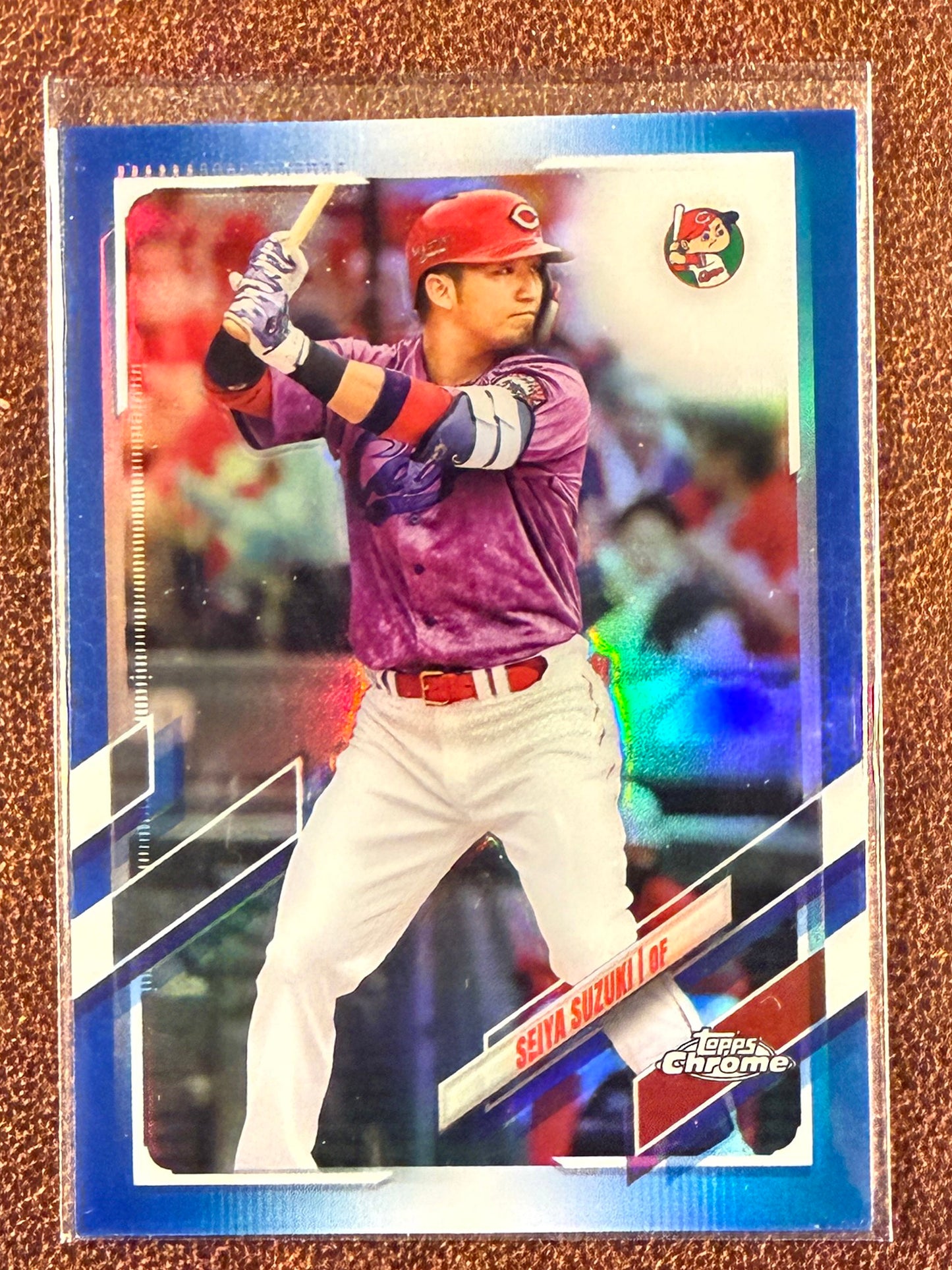 Seiya Suzuki - 2021 Topps Chrome NPB - BLUE /150 - Reds