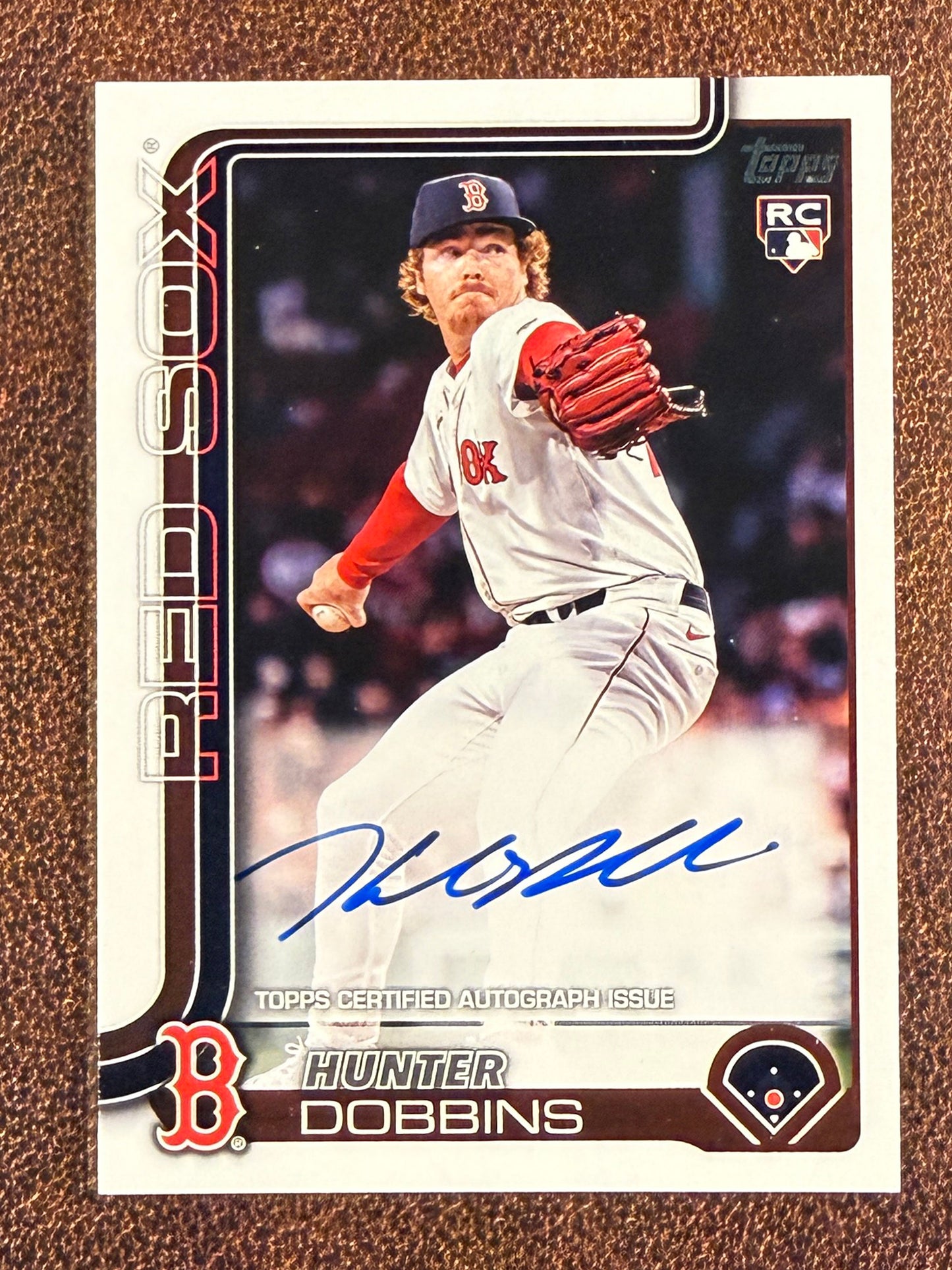 Hunter Dobbins - 2025 Topps Update - Rookie Real One AUTO - Red Sox