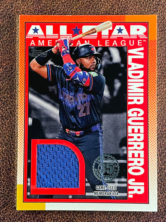 Vladimir Guerrero Jr. - 2025 Topps Series 2 - 1990 All Star RELIC (#90asr-vg) - Blue Jays