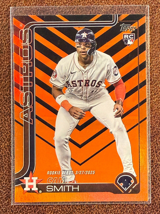 Cam Smith - 2025 Topps Holiday - Rookie Holiday Foil - Astros