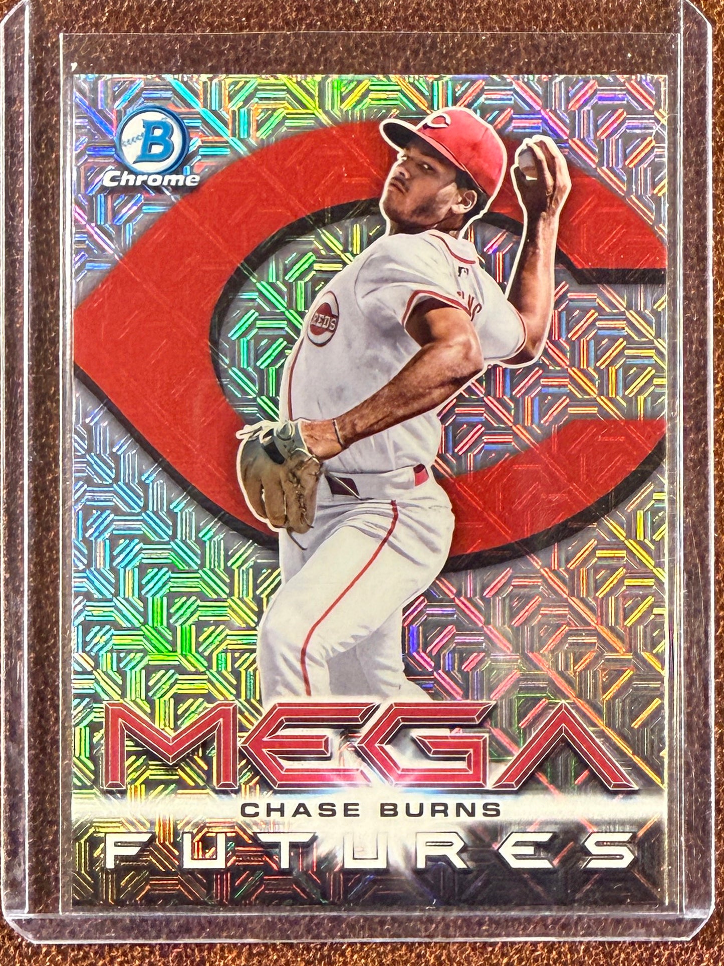 Chase Burns - 2025 Bowman Chrome - Mega Futures - Reds