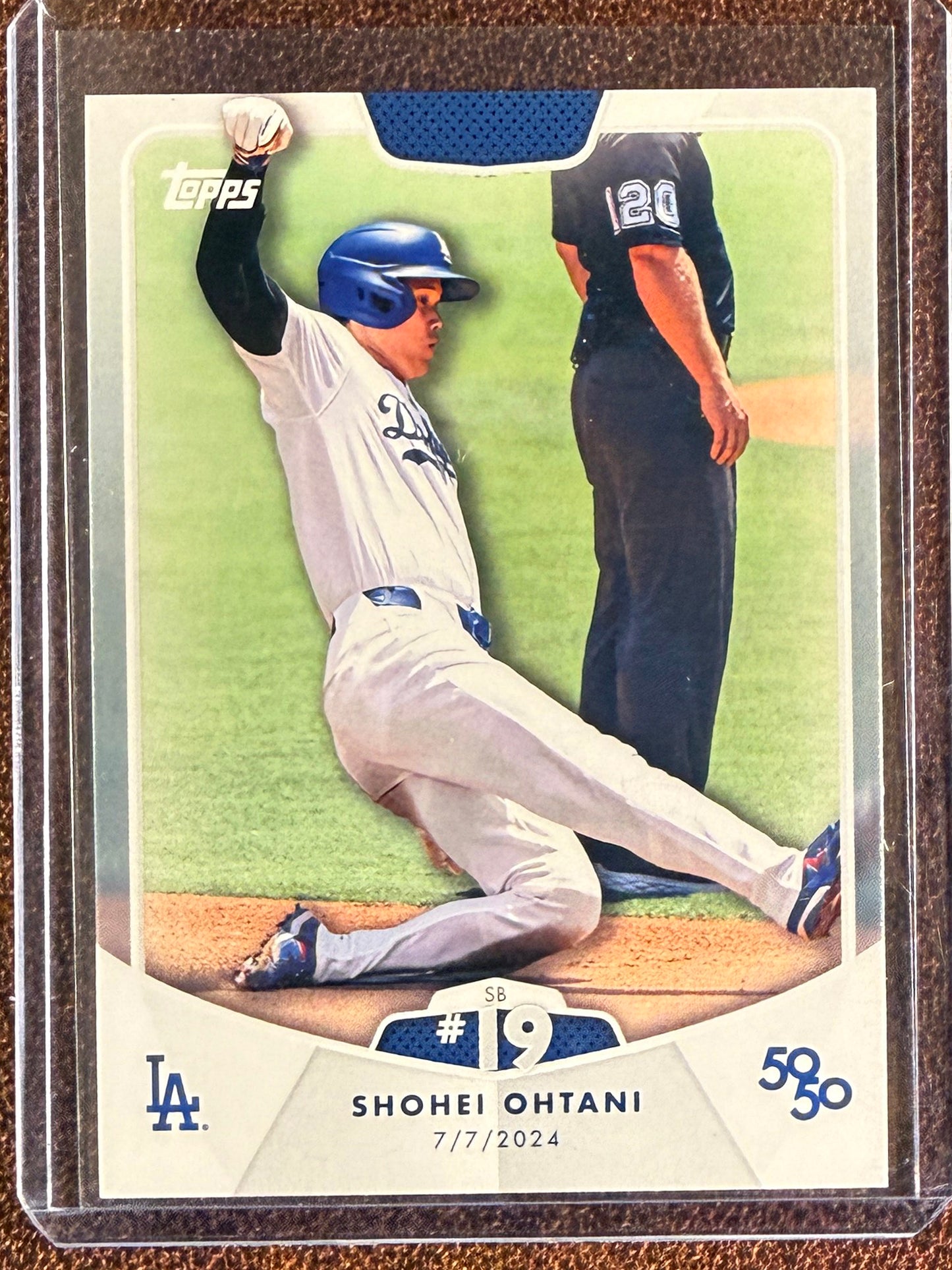 Shohei Ohtani - 2024 Topps 50/50 - SB #19 Base - Dodgers