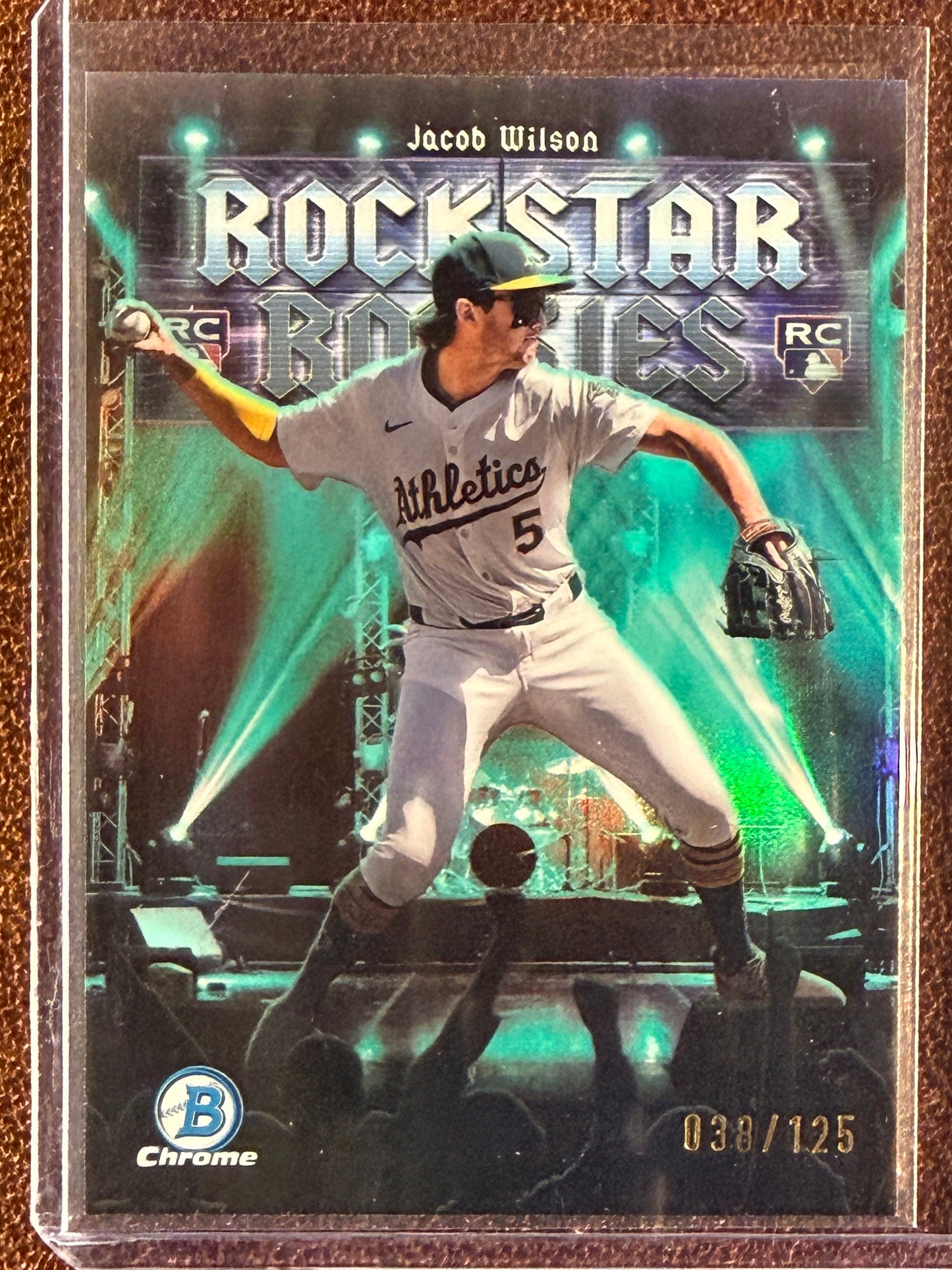 Jacob Wilson - 2025 Bowman - Rookie AQUA Refractor /125 - Athletics