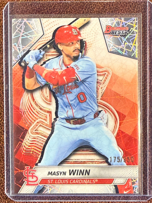 Masyn Winn - 2025 Bowmans Best - Laser /350 - Cardinals