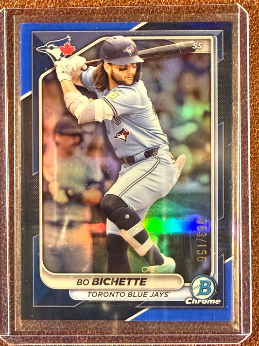 Bo Bichette - 2024 Bowman Chrome - BLUE Refractor /150 - Blue Jays