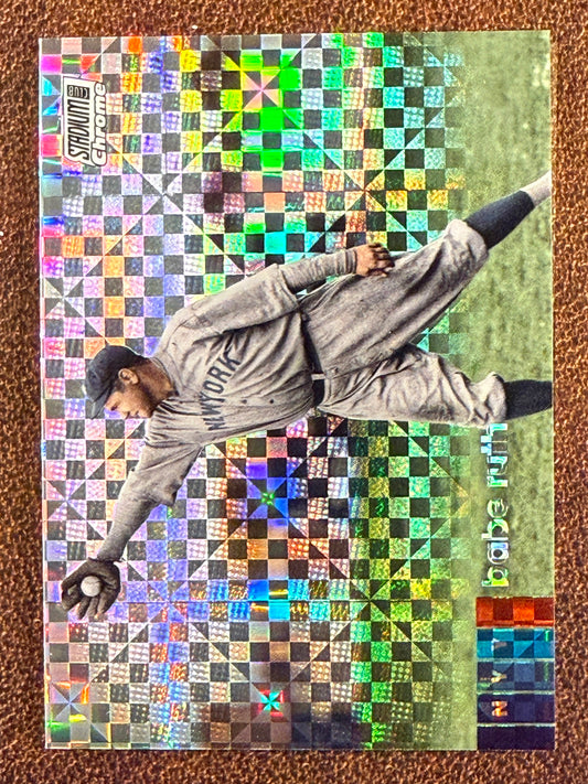 Babe Ruth - 2020 Topps Chrome - X Fractor - Yankees