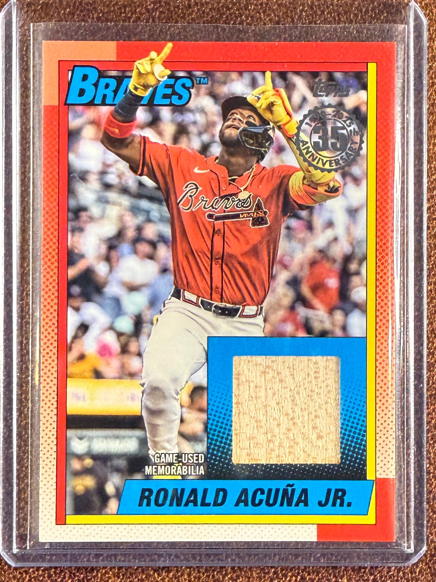 Ronald Acuna Jr. - 2025 Topps Update - 1990 RELIC - Braves