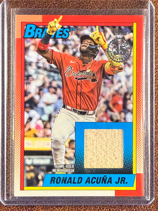 Ronald Acuna Jr. - 2025 Topps Update - 1990 RELIC - Braves