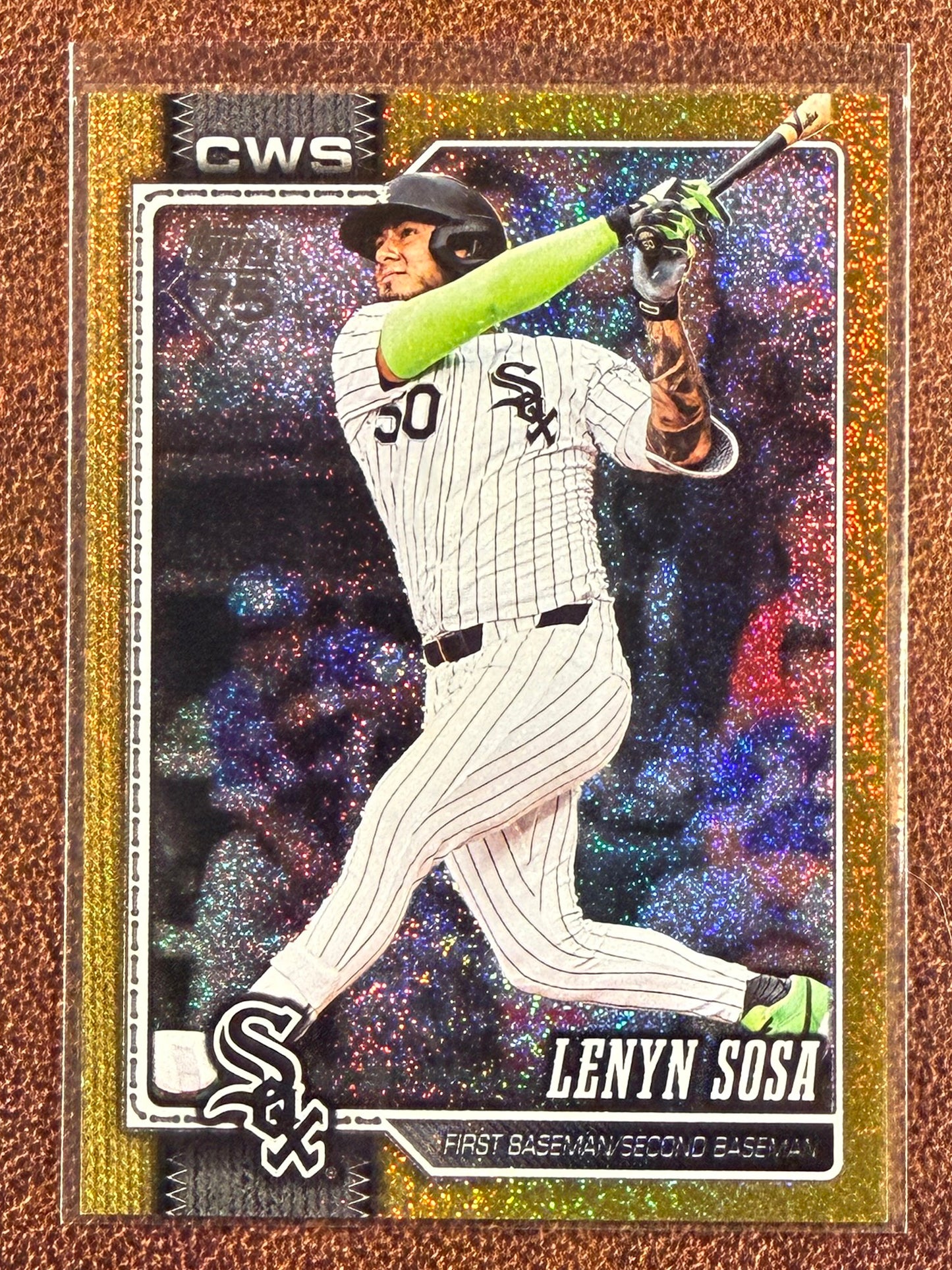 Lenyn Sosa - 2026 Topps Series 1 - GOLD Sandglitter /50 - White Sox