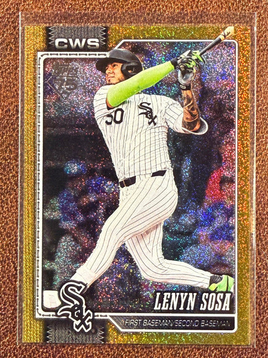 Lenyn Sosa - 2026 Topps Series 1 - GOLD Sandglitter /50 - White Sox