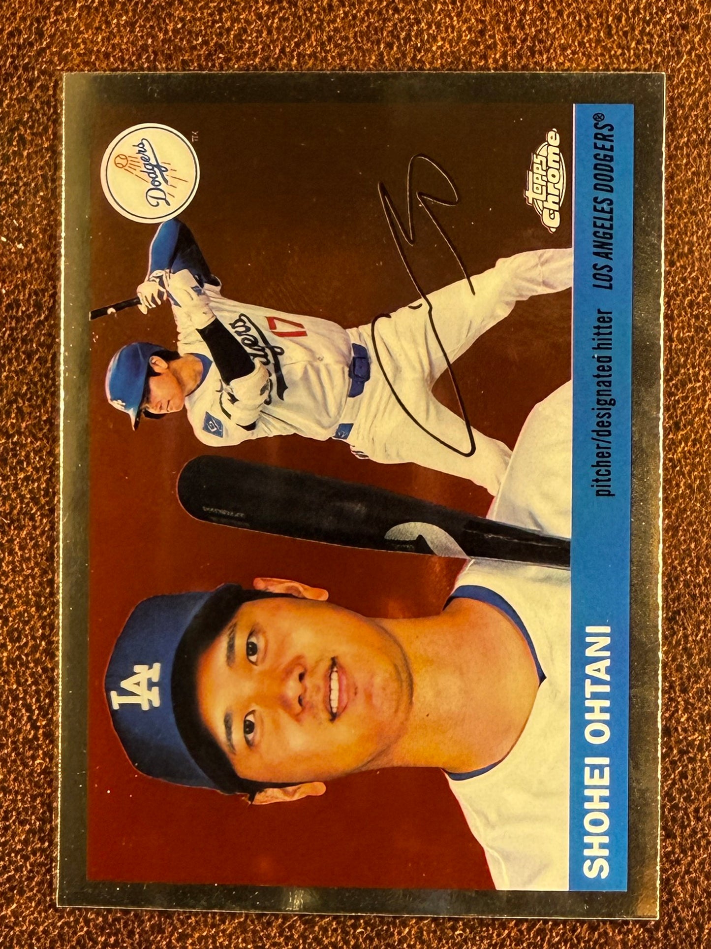 Shohei Ohtani - 2025 Topps Chrome Platinum - Base (#17) - Dodgers